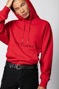 Sanchi Sweatshirt - Men's sweatshirt embroidered on the front.