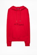 Sanchi Sweatshirt - Men's sweatshirt embroidered on the front.