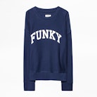 Sweatshirt Champ Funky - Sweatshirt femme en coton.