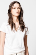 Eagle Tunisien Collar T-shirt - Women’s cotton T-shirt.