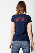 Tunisien Strass Friends - T-shirt femme en coton.