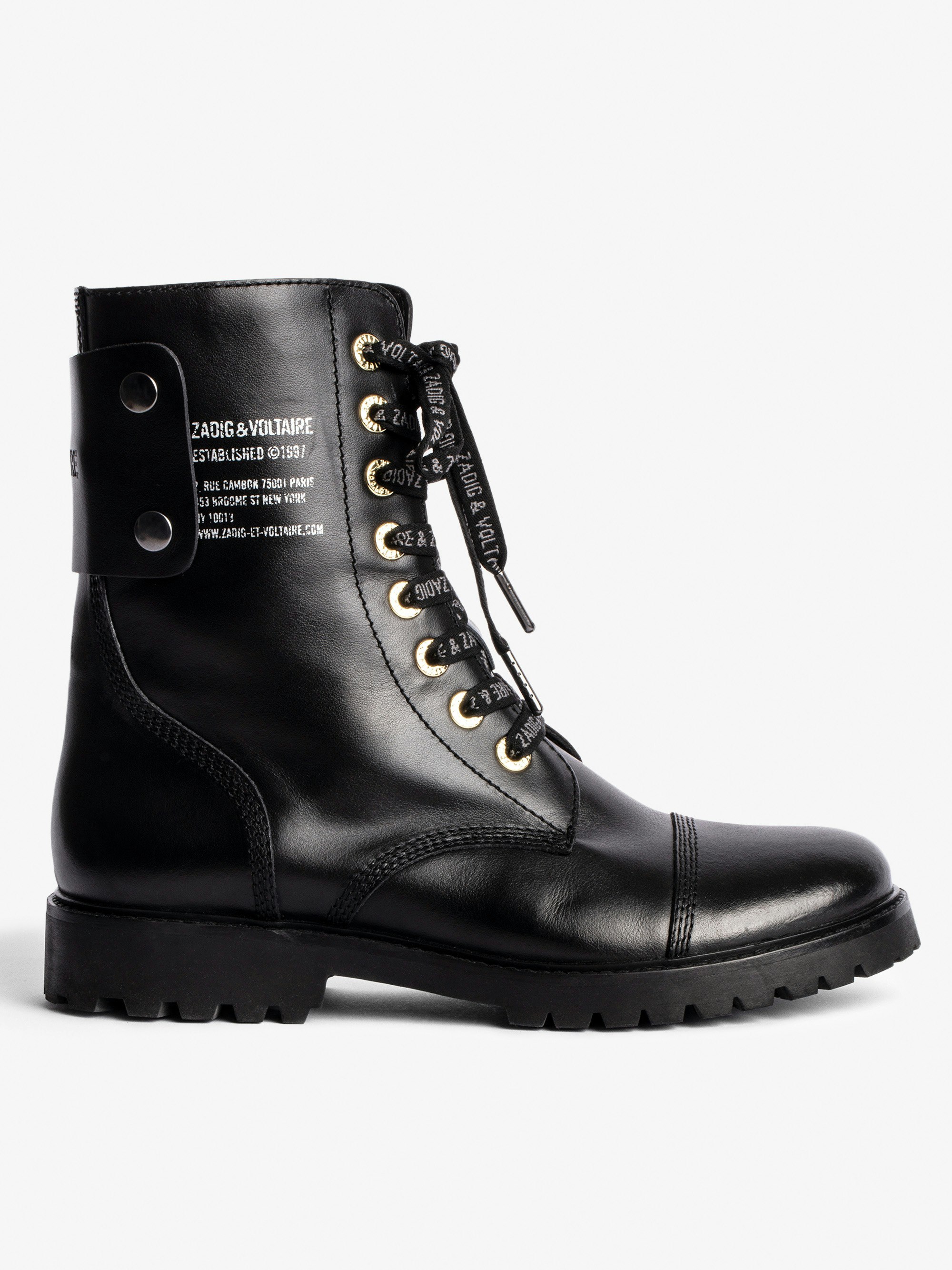 Joe Boots - Women's black leather boot