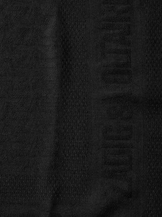 Pañuelo Glenn ZV Initiale 135 - Pañuelo grande negro para mujer