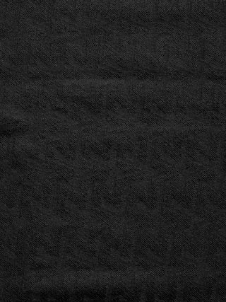 Glenn ZV Initiale Scarf 135 - Women’s large black scarf