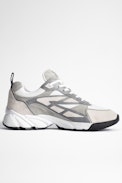 Wave Mix Sneakers - Zadig&Voltaire men’s gray sneakers.