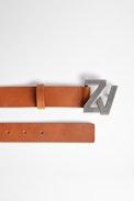 ZV Initiale Belt - Men’s brown leather belt