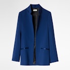 Jacke Volly Crepe - Blaue Damenjacke.