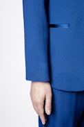 Jacke Volly Crepe - Blaue Damenjacke.