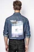 Camicia Stan Denim Photoprint - Camicia da uomo in denim.