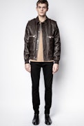 Leonard Used Jacket - Men's brown jacket.