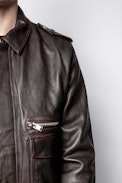 Leonard Used Jacket - Men's brown jacket.