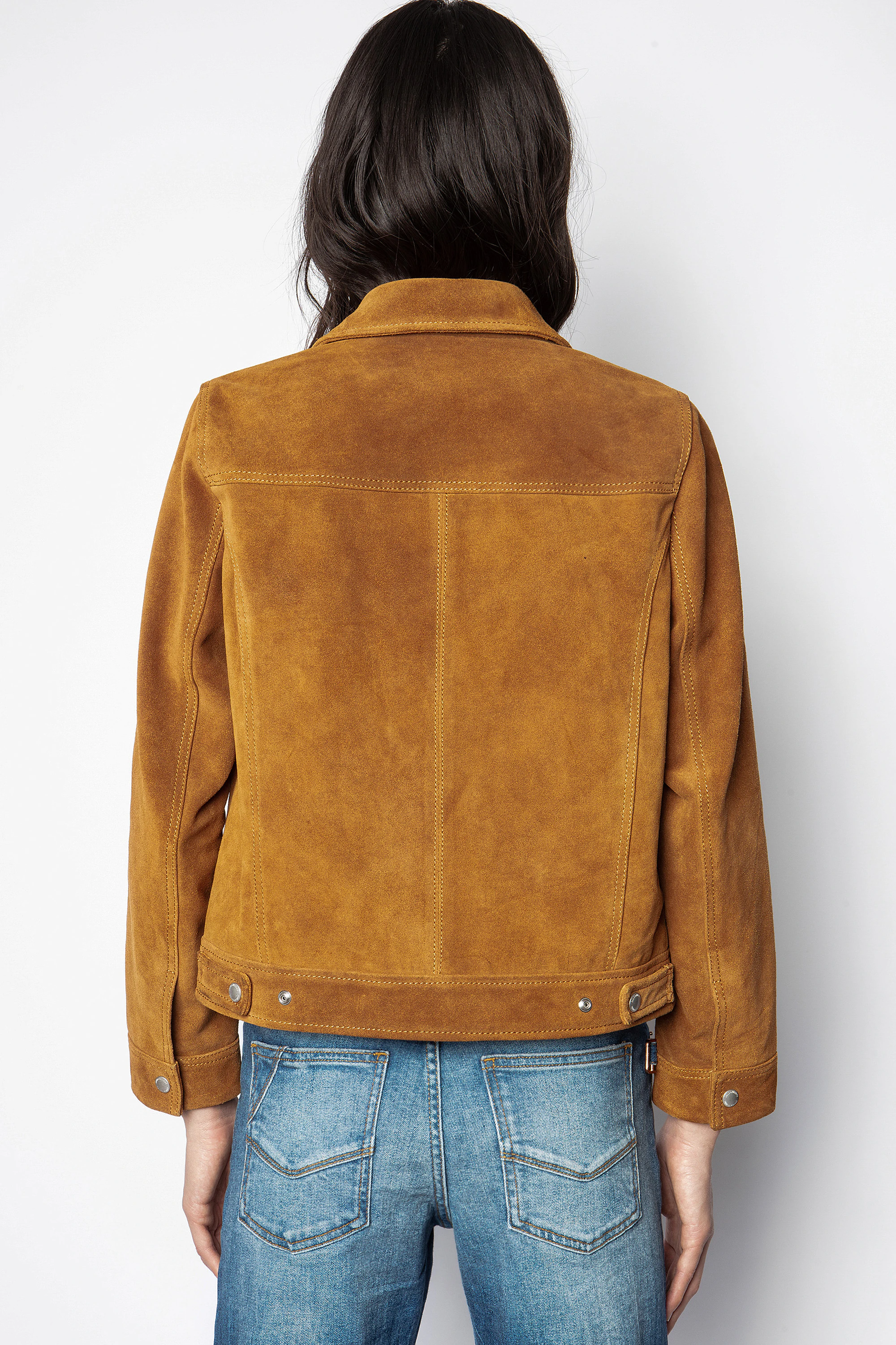 light suede jacket