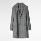 Mantel Marlo Check - Grauer Herrenmantel.