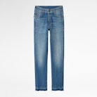 Jean Boyfit Eco - Jean bleu femme.