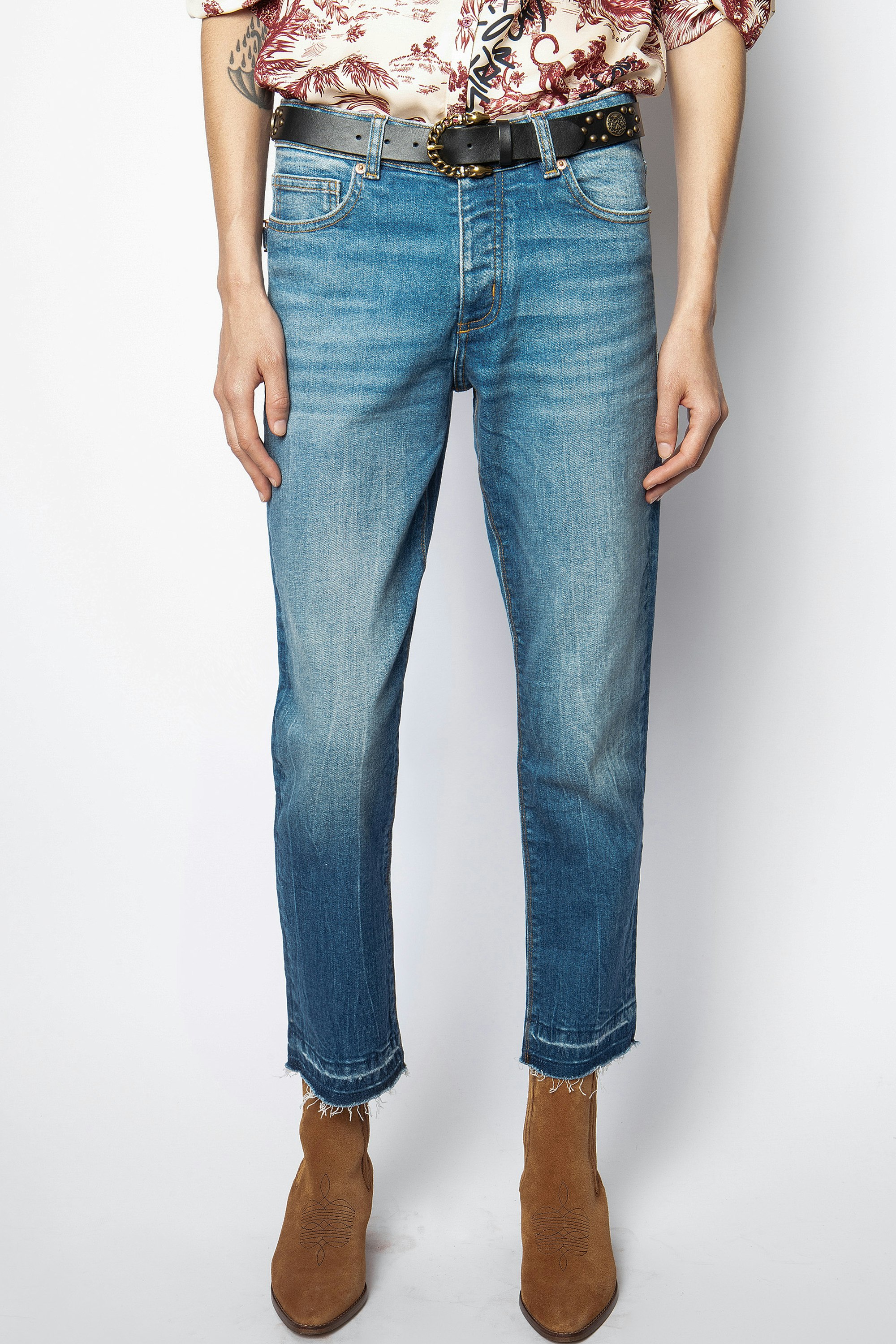 jean boyfit femme