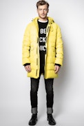 Parka Barack - Gelber Herrenparka.