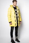 Parka Barack - Gelber Herrenparka.