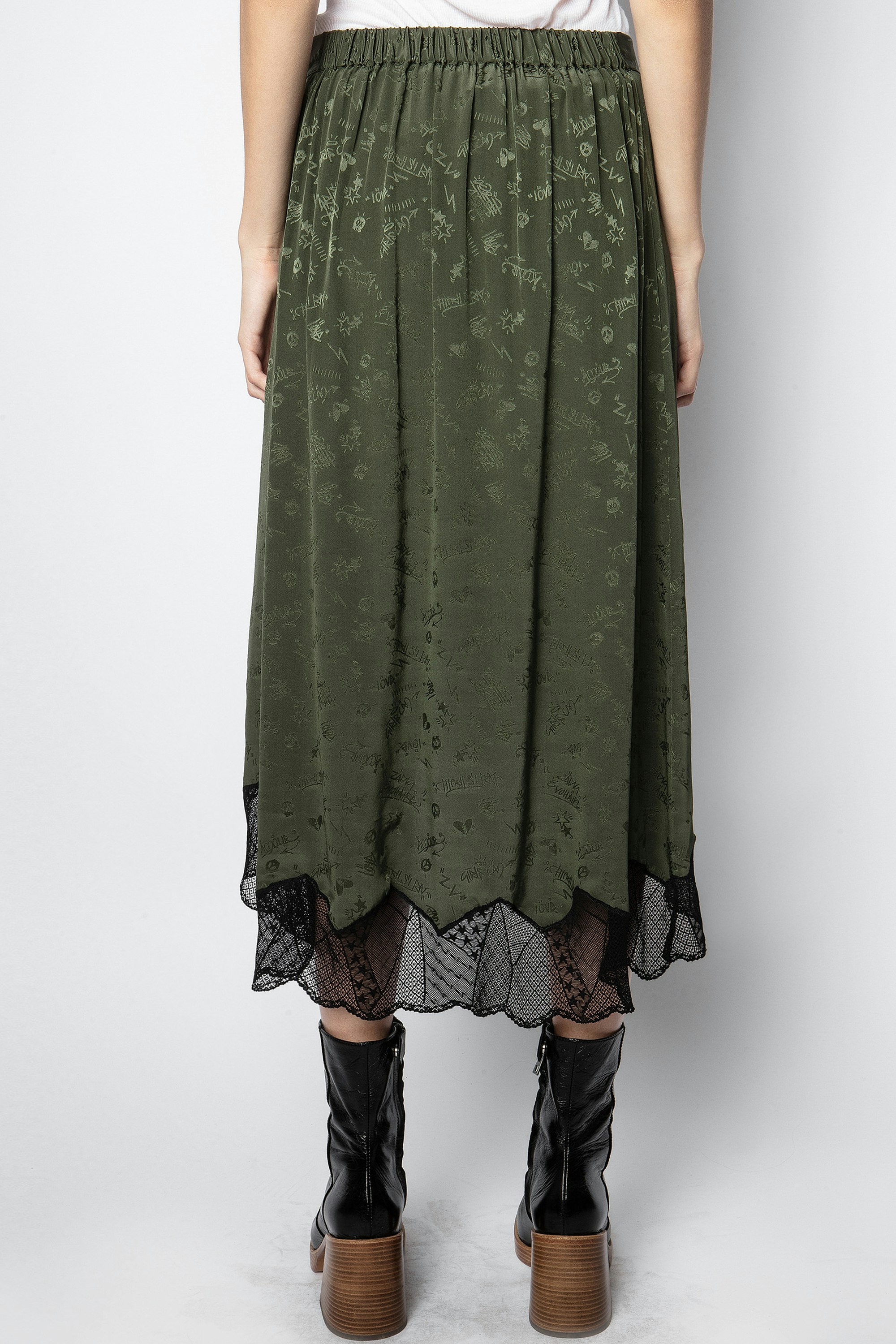 khaki skirt jcpenney