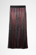 Joyce Lurex Skirt - Women’s pleated skirt.
