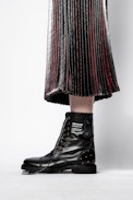 Joyce Lurex Skirt - Women’s pleated skirt.