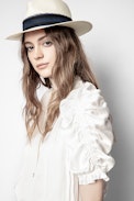 Robe Ray Satin - Robe blanche femme.
