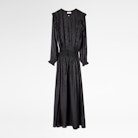 Robe Roar Jac Python - Robe noire femme, imprimé jacquard.