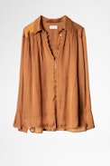 Chemise Trent Satin - Chemise en satin femme;