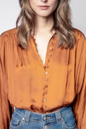 Chemise Trent Satin - Chemise en satin femme;