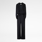Captain Satin Jumpsuit - Women’s black jumpsuit.