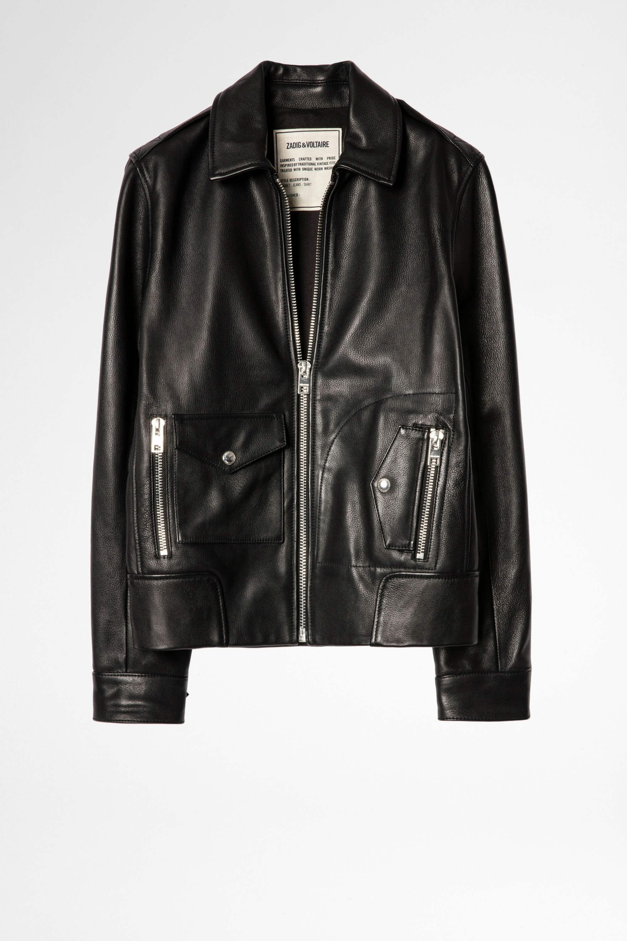 Leather Jacket Lazy Women’s black leather jacket
