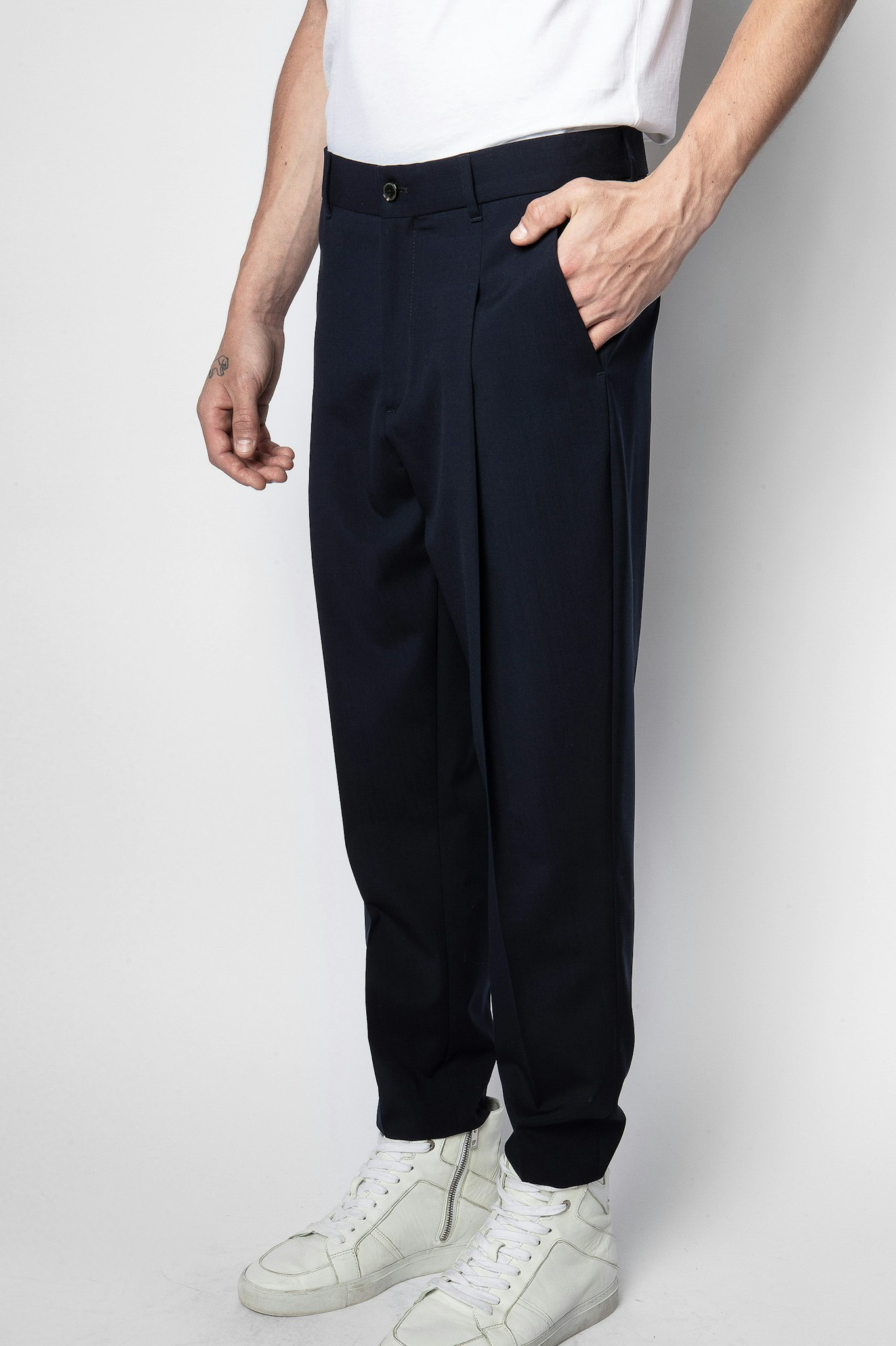 Paco Wool Tech Pants - pants men | Zadig&Voltaire