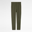 Paco Wool Tech Pants - Men’s khaki green pants.