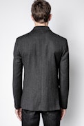 Viks Check Jacket - Men’s gray jacket.