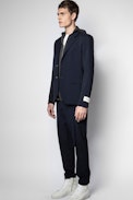 Version Wool jacket - Men’s blue jacket