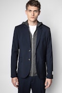 Version Wool jacket - Men’s blue jacket