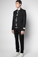 Chaqueta Version Wool - Chaqueta negra para hombre