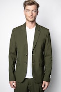 Version Wool jacket - Men’s blue jacket.