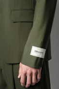 Version Wool jacket - Men’s blue jacket.