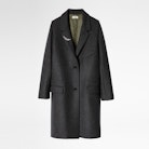 Abrigo Marla - Abrigo gris de lana para mujer.