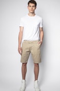 Pascal Chino Shorts - Men’s beige shorts.
