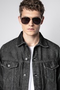 Blouson Base Destroy - Grauer Herrenblouson.