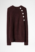 Coleen Sweater - Women’s burgundy sweater.