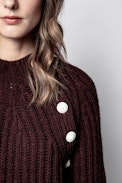 Coleen Sweater - Women’s burgundy sweater.