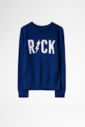 Chris Enfant Sweater - Blue rock sweater for kids