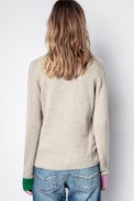 Nicko Cachemire Sweater - Women’s beige cashmere sweater.