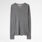 Pullover Monastir Flashlight - Grauer Herrenpullover.