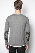 Pullover Monastir Flashlight - Grauer Herrenpullover.