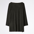 Flint Patch Cachemire Sweater - Women’s khaki featherlight cashmere sweater.