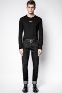 Toki T-Shirt Holy - Camiseta negra para hombre.
