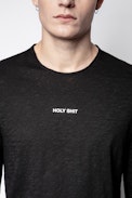 Toki T-Shirt Holy - Camiseta negra para hombre.